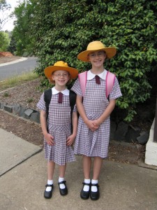 Meg and Holly
on first day of school 2010