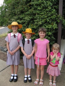 Girls before school 2010